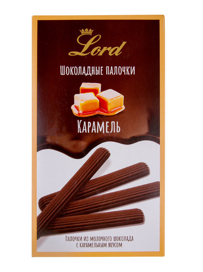 №1 TM LORD Палочки из молочного шоколада с карамельным вкусом, 80 гр в Ангарске