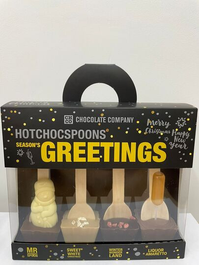 №1 TM LORD Набор шоколадных ложек «SEASON`S GREETINGS» (4 ложки по 50 гр), 200гр в Ангарске