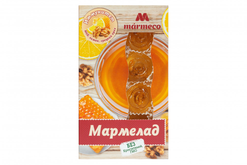  Мармелад "Иммунитет"  Мёд, лимон, грецкий орех, 180г  в Ангарске